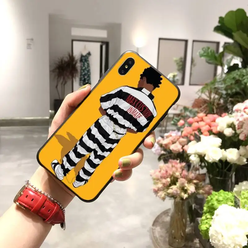 PENGHUWAN Kodak Black Rapper Customer High Quality Phone Case for iPhone 11 pro XS MAX 8 7 6 6S Plus X 5S SE XR case