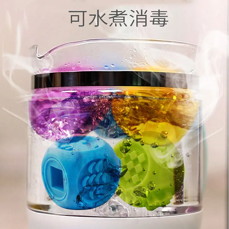 Infant Large Particles Soft Silcone Building Blocks Toy Children 1-3 Years Old Fight Inserted DIY Relief Building Blocks Teether
Infant Large Particles Soft Silcone Building Blocks Toy Children 1-3 Years Old Fight Inserted DIY Relief Building Blocks Teether