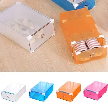 Plastic Plastic Shoe Box Foldable Box Shoes Storage Box Household Supplies Home Organization Outdoor Large Volume Stackable
Plastic Plastic Shoe Box Foldable Box Shoes Storage Box Household Supplies Home Organization Outdoor Large Volume Stackable