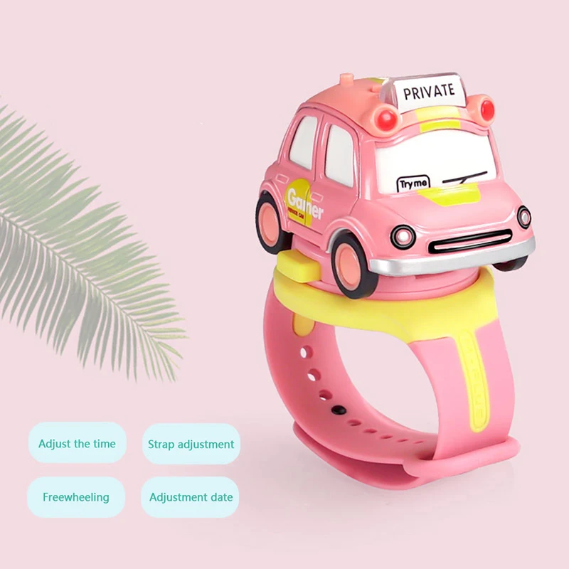 Children's Wrist Watch Mini Alloy Car Sensing Dound and Light Cartoon Metal Diecast Bus Kids Funny Taxi Toys for Boy Christmas
Children's Wrist Watch Mini Alloy Car Sensing Dound and Light Cartoon Metal Diecast Bus Kids Funny Taxi Toys for Boy Christmas