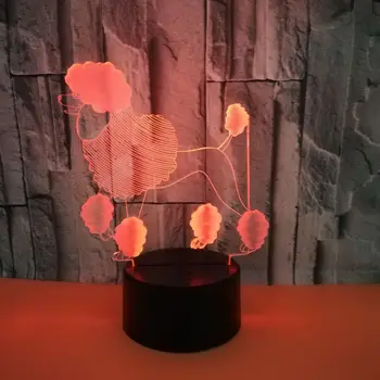 7 Color Changing Usb 3D Led Modelling Sheep Table Lamp Bedroom Atmospheres Night Light Bedside Decoration Baby Sleep Lightings
7 Color Changing Usb 3D Led Modelling Sheep Table Lamp Bedroom Atmospheres Night Light Bedside Decoration Baby Sleep Lightings
