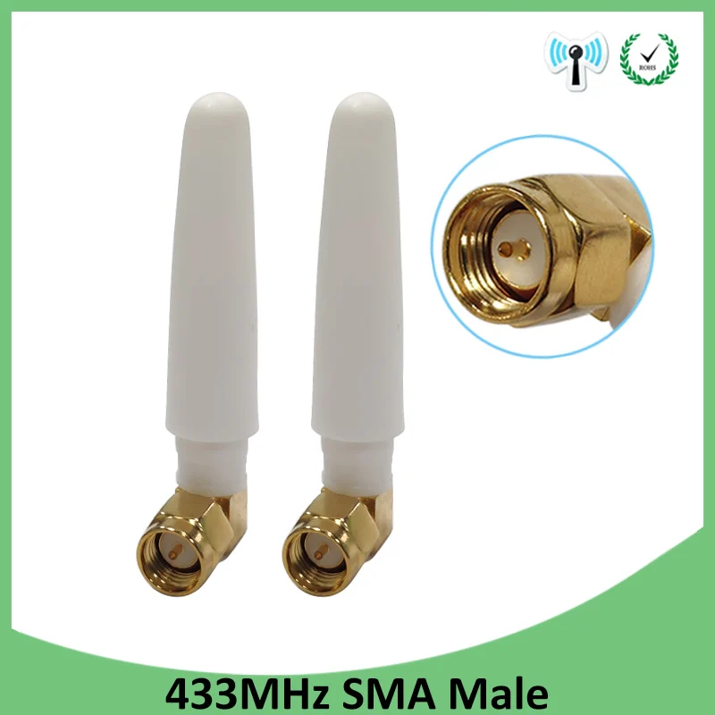 2pcs 433MHz Antenna 2.5dbi SMA Male Connector Plug 433 mhz directional antena waterproof antenne for Lorawan watermeter Gasmeter
2pcs 433MHz Antenna 2.5dbi SMA Male Connector Plug 433 mhz directional antena waterproof antenne for Lorawan watermeter Gasmeter