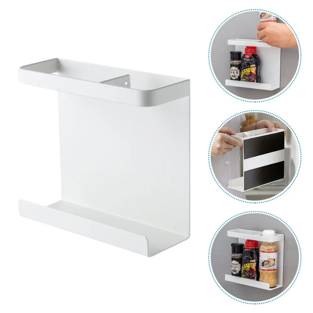 1pc Magnetic Rack Side Wall Shelf Non-perforated Storage Shelf Iron Storage Rack for Kitchen Spice Home Fridge
1pc Magnetic Rack Side Wall Shelf Non-perforated Storage Shelf Iron Storage Rack for Kitchen Spice Home Fridge