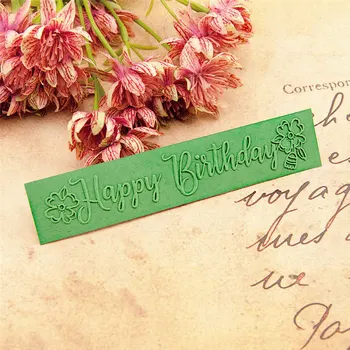 15x3cm Happy birthday Embossing folders Plastic bump Scrapbooking DIY Template Fondant indentation Cake Photo Album Card Make
15x3cm Happy birthday Embossing folders Plastic bump Scrapbooking DIY Template Fondant indentation Cake Photo Album Card Make