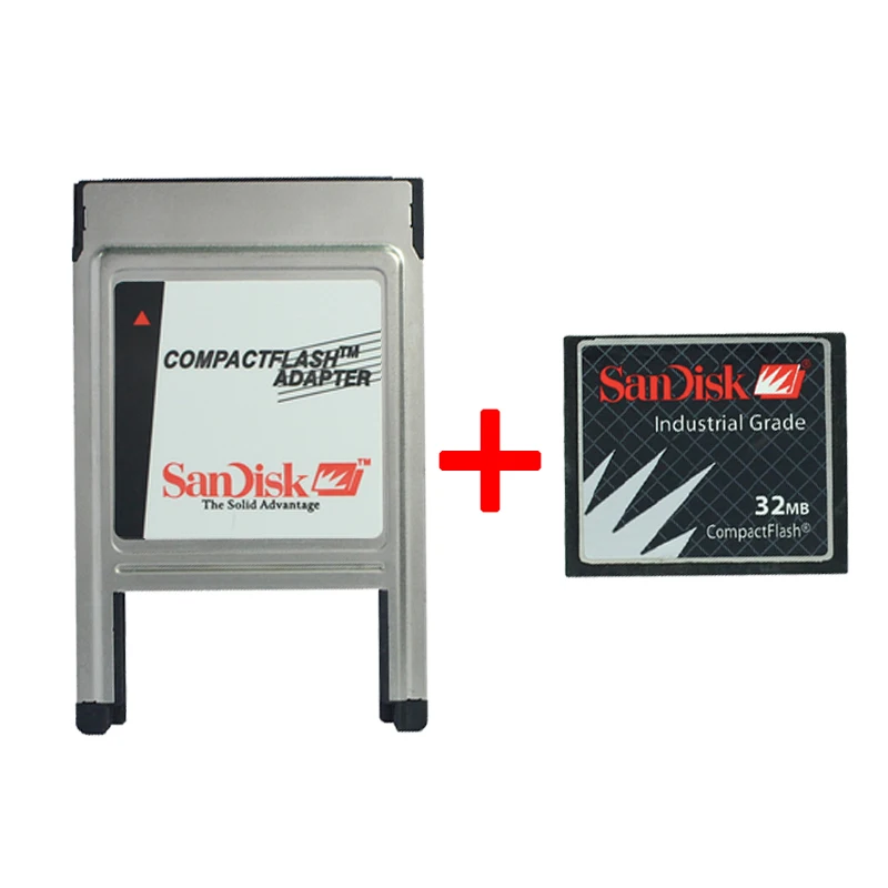 SanDisk CF 32M Industrial Grade Memory Card CNC Machine Tool Processing CF Card With PCMCIA Adapter Memory Card For Car MP3
SanDisk CF 32M Industrial Grade Memory Card CNC Machine Tool Processing CF Card With PCMCIA Adapter Memory Card For Car MP3