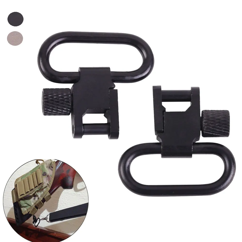 2pcs/Set Sling Swivel Adapter Quick Detachable Rifle Gun Sling Swivel Mount Ring Hunting Gun Accessories
2pcs/Set Sling Swivel Adapter Quick Detachable Rifle Gun Sling Swivel Mount Ring Hunting Gun Accessories