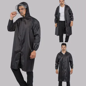 Protective Unisex Black Raincoat Adult Splashing Body Portable Outdoor Travel Rainwear Waterproof Camping Hooded Rain Cover
Protective Unisex Black Raincoat Adult Splashing Body Portable Outdoor Travel Rainwear Waterproof Camping Hooded Rain Cover