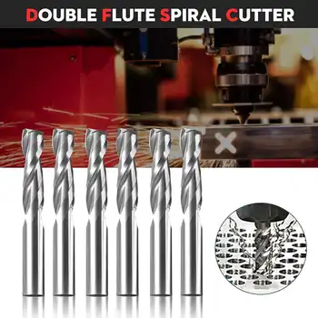 New 1pcs Double Flute Spiral Cutter CNC End Mill Cutter Router Bits Wood Acrylic Drill Carbide Milling Cutter Spiral PVC Cutter
New 1pcs Double Flute Spiral Cutter CNC End Mill Cutter Router Bits Wood Acrylic Drill Carbide Milling Cutter Spiral PVC Cutter