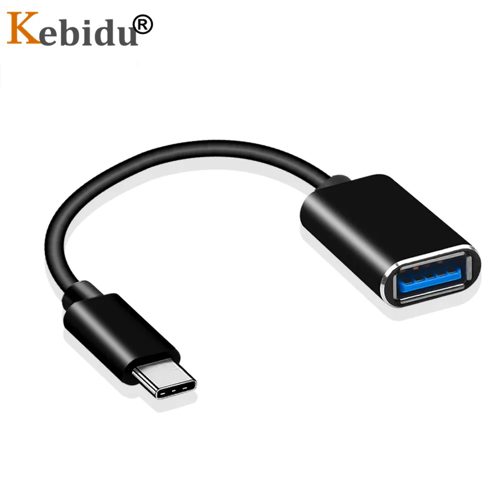 Kebidu 16 см USB 3 1 Тип C штекер 2 0 Женский адаптер конвертер для Xiaomi Mi Mix Max2 OTG кабель