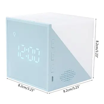 Protable Mini Square LED Digital Display Time Temperature Cube Alarm Clock Lamp X7XA
Protable Mini Square LED Digital Display Time Temperature Cube Alarm Clock Lamp X7XA