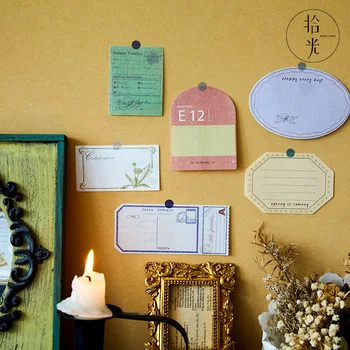 Picking up Retro Voucher Notepad Memories round Trip Series Retro Tearable Message Note Memo Material Paper 6 Models
Picking up Retro Voucher Notepad Memories round Trip Series Retro Tearable Message Note Memo Material Paper 6 Models