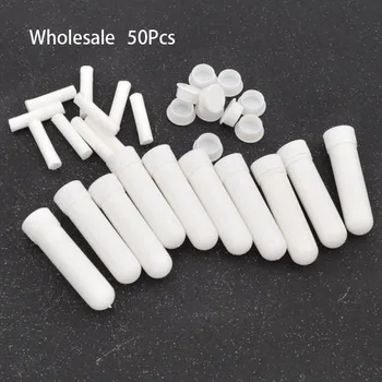 50Pcs Wholesale Essential Oil Aromatherapy Empty Diffuser Nasal Inhaler Tube Container With Wick Sticks Replacement Containers
50Pcs Wholesale Essential Oil Aromatherapy Empty Diffuser Nasal Inhaler Tube Container With Wick Sticks Replacement Containers