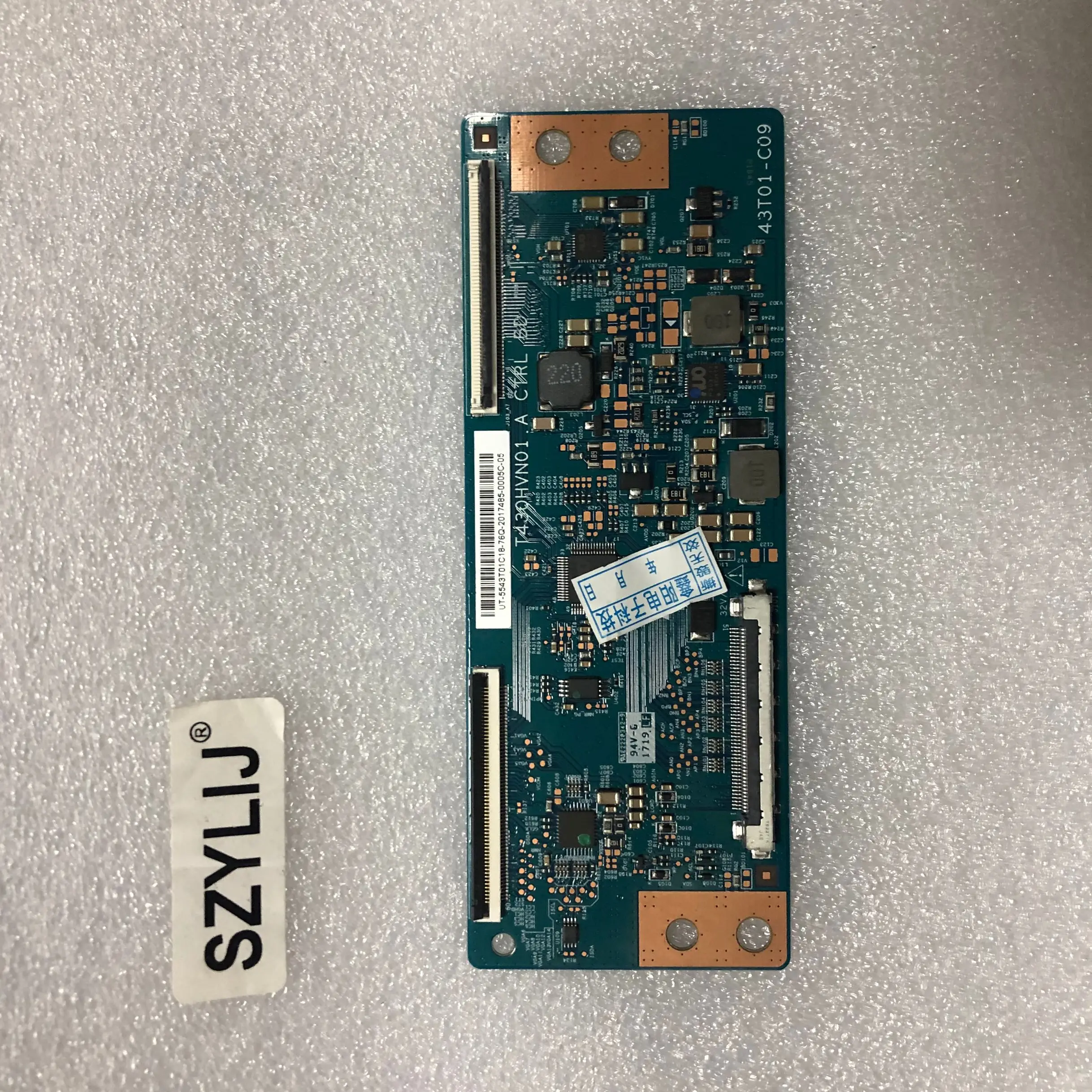 Оригинальная детская плата T430HVN01.A 43T01-C09 для телевизионного экрана 43 дюйма JHD426N2F52 
Оригинальная детская плата T430HVN01.A 43T01-C09 для телевизионного экрана 43 дюйма JHD426N2F52