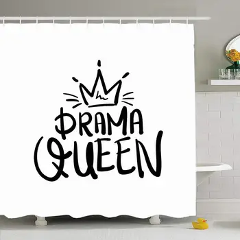 Shower Curtain Set with Hooks 72x78 Slogan Calligraphy Print Drama Queen Modern Tee Shirt Design Poster Graphics Signs Symbols
Shower Curtain Set with Hooks 72x78 Slogan Calligraphy Print Drama Queen Modern Tee Shirt Design Poster Graphics Signs Symbols