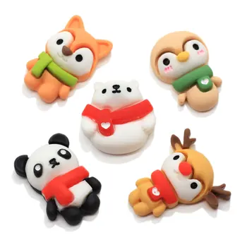 20/100pcs Hot Sale Cartoon Scarf Animals Flatback Resin Deer Cabochons Embellishments Fit Phone Deco Parts DIY Handmade Accessor 
20/100pcs Hot Sale Cartoon Scarf Animals Flatback Resin Deer Cabochons Embellishments Fit Phone Deco Parts DIY Handmade Accessor