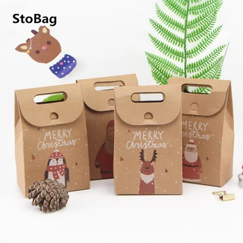 StoBag 10pcs Merry Christmas Kraft Paper Bags Party Kind Favor Candy Chocolate Cookies Packaging Handmade Gift Santa Claus
StoBag 10pcs Merry Christmas Kraft Paper Bags Party Kind Favor Candy Chocolate Cookies Packaging Handmade Gift Santa Claus