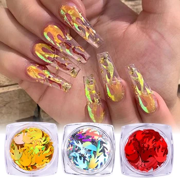 1 Box Nail Glitter Flakes Chameleon Laser Multicolor Paillette fire Maple Shape DIY Sequins Nail Art Decoration
1 Box Nail Glitter Flakes Chameleon Laser Multicolor Paillette fire Maple Shape DIY Sequins Nail Art Decoration