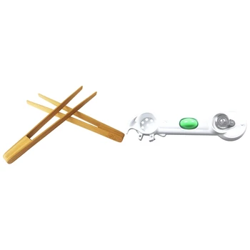 2x Bamboo Kitchen Tongs 9.6 Inch Reusable Tongs Tool & 7 in 1 Can Opener Multifunctional Beer Cans Openers
2x Bamboo Kitchen Tongs 9.6 Inch Reusable Tongs Tool & 7 in 1 Can Opener Multifunctional Beer Cans Openers