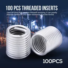 100pcs M8x1.25x2D Metric Helicoil Screw Thread Wire Inserts 304 Stainless Steel Resistance Wire Thread Insert Construction Parts
100pcs M8x1.25x2D Metric Helicoil Screw Thread Wire Inserts 304 Stainless Steel Resistance Wire Thread Insert Construction Parts