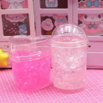 6pcs Transparent plasticine Packing box slime Storage Box DIY trinket boxes Slime small bottles Small cup Pottery tools
6pcs Transparent plasticine Packing box slime Storage Box DIY trinket boxes Slime small bottles Small cup Pottery tools
