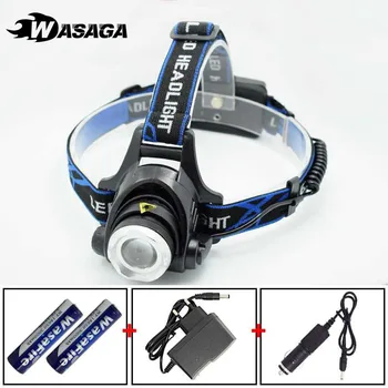 Portable Headlamp T6 LED Headlight 3 Modes Zoomable Waterproof Super Bright Camping Fishing Light Powered by 2x18650 Batteries
Portable Headlamp T6 LED Headlight 3 Modes Zoomable Waterproof Super Bright Camping Fishing Light Powered by 2x18650 Batteries