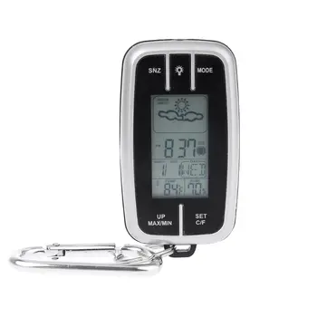 Mini Portable Weather Station Forecast Temperature Humidity Clock w Flashlight & Compass Thermometer Pocket Outdoor EDC Tool
Mini Portable Weather Station Forecast Temperature Humidity Clock w Flashlight & Compass Thermometer Pocket Outdoor EDC Tool