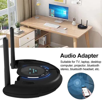 Low Latency Wireless Adapter Bluetooth 5.0 OLED Display Transmitter Receiver Type-c Long Range For TV PC ABS CSR8675 APP Control
Low Latency Wireless Adapter Bluetooth 5.0 OLED Display Transmitter Receiver Type-c Long Range For TV PC ABS CSR8675 APP Control