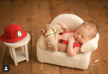 Полнолунный детский диван и подушка в комплекте аксессуары для фотосъемки
