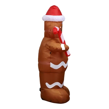 1.5M Christmas Inflatable LED Gingerbread Man Cookie with LED Lights Yard Airblown Decoration Fun Xmas Party Display
1.5M Christmas Inflatable LED Gingerbread Man Cookie with LED Lights Yard Airblown Decoration Fun Xmas Party Display