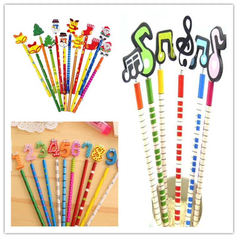 60pcs/lot School Office Stationery Digital And Christmas And Music Three Desig Pencil Supplies Cute Pencils For Gifts
60pcs/lot School Office Stationery Digital And Christmas And Music Three Desig Pencil Supplies Cute Pencils For Gifts