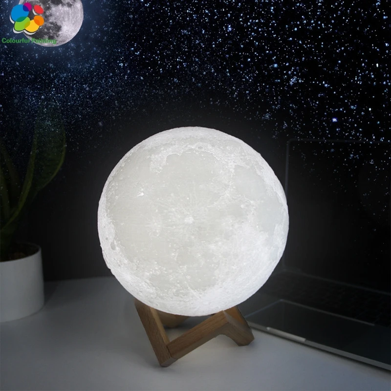 Hot Sale 3D Moon Lamp LED Night Light Touch Switch Remote Control 16 Color Pat For Bedroom Decoration Birthday Christmas Gift
Hot Sale 3D Moon Lamp LED Night Light Touch Switch Remote Control 16 Color Pat For Bedroom Decoration Birthday Christmas Gift
