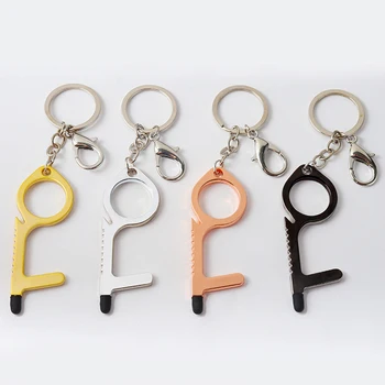 10PCS Touch Free Key EDC Door Keychain Protection Zinc Alloy Key Pendant Door Opener Press Elevator Tool Antimicrobial Touch
10PCS Touch Free Key EDC Door Keychain Protection Zinc Alloy Key Pendant Door Opener Press Elevator Tool Antimicrobial Touch