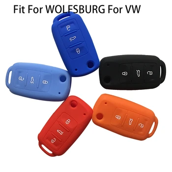 Silica Gel Key Cover FOR WOLFSBURG For EDITION For Volkswagen Key Case Remote Control Flip Key Keychain Car Accessories For Car
Silica Gel Key Cover FOR WOLFSBURG For EDITION For Volkswagen Key Case Remote Control Flip Key Keychain Car Accessories For Car