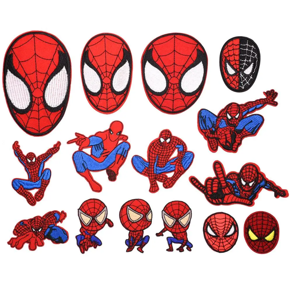 DIY Spiderman Iron on sew on Patch Embroidered Cute Badges Kids Cartoon Patches For Clothes Stickers Badge
DIY Spiderman Iron on sew on Patch Embroidered Cute Badges Kids Cartoon Patches For Clothes Stickers Badge