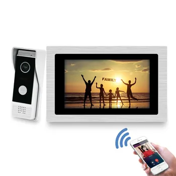 720P AHD HD WIFI IP 7" Recording Touch Screen Video Intercom Door Phone Motion Detection Android IOS Phone Remote Monitor Unlock
720P AHD HD WIFI IP 7" Recording Touch Screen Video Intercom Door Phone Motion Detection Android IOS Phone Remote Monitor Unlock