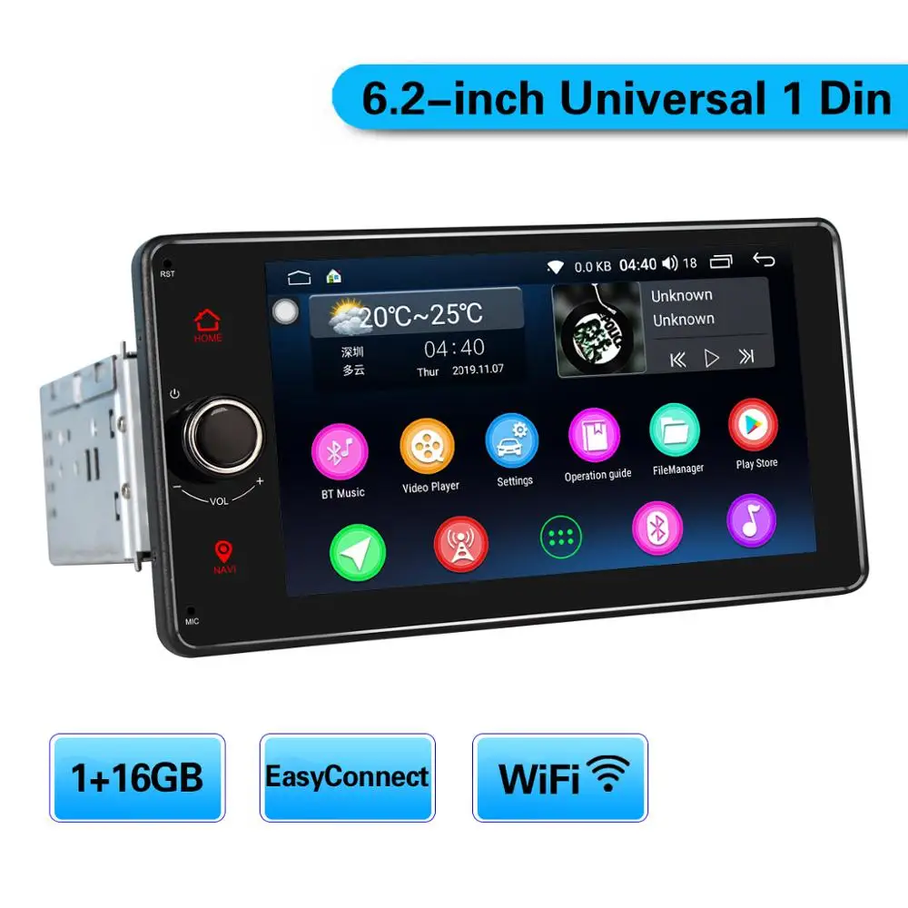 JOYING car radio 6.2 inch head unit GPS maps Android 8.1 1GB RAM&16GB stereo video player suport mirror link& Fast Boot WIFI BT
JOYING car radio 6.2 inch head unit GPS maps Android 8.1 1GB RAM&16GB stereo video player suport mirror link& Fast Boot WIFI BT