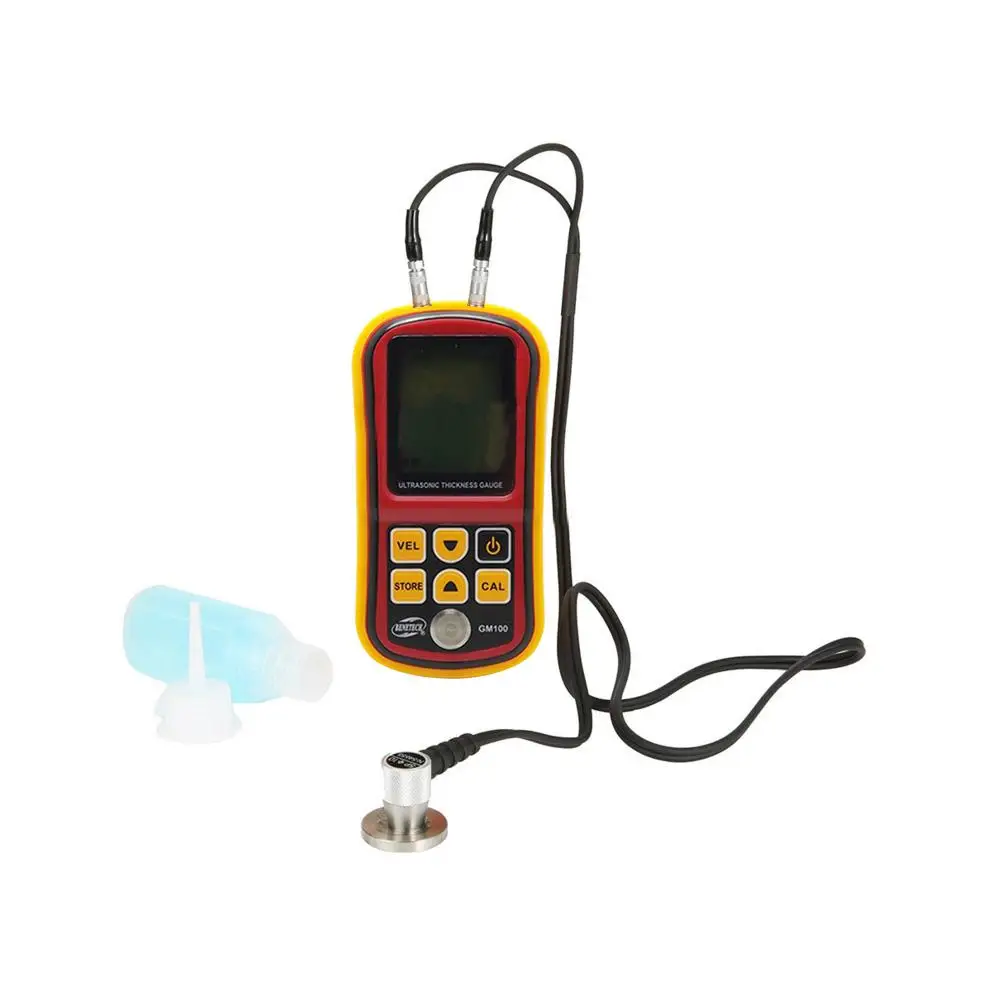 GM100 Digital LCD Sound Speed Meter Ultrasonic Display Metal Thickness Gauge Measuring Instruments 1.2 to 200MM
GM100 Digital LCD Sound Speed Meter Ultrasonic Display Metal Thickness Gauge Measuring Instruments 1.2 to 200MM