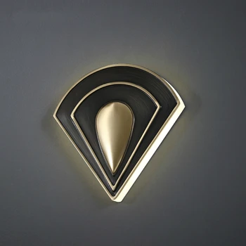 Creative Fan-shaped Wall Light Bedroom Bedside Designer Deco LED Sconces Postmodern Novelty Living Room TV Background Wall Lamp
Creative Fan-shaped Wall Light Bedroom Bedside Designer Deco LED Sconces Postmodern Novelty Living Room TV Background Wall Lamp