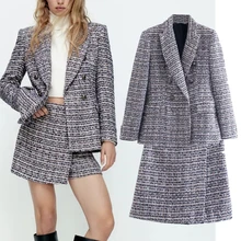 Elmsk Blazer Women Sets Women England Office Lady Fashion Elegant Wool Texture Skirts Casual Culotte Mini Fake Shorts Women
Elmsk Blazer Women Sets Women England Office Lady Fashion Elegant Wool Texture Skirts Casual Culotte Mini Fake Shorts Women