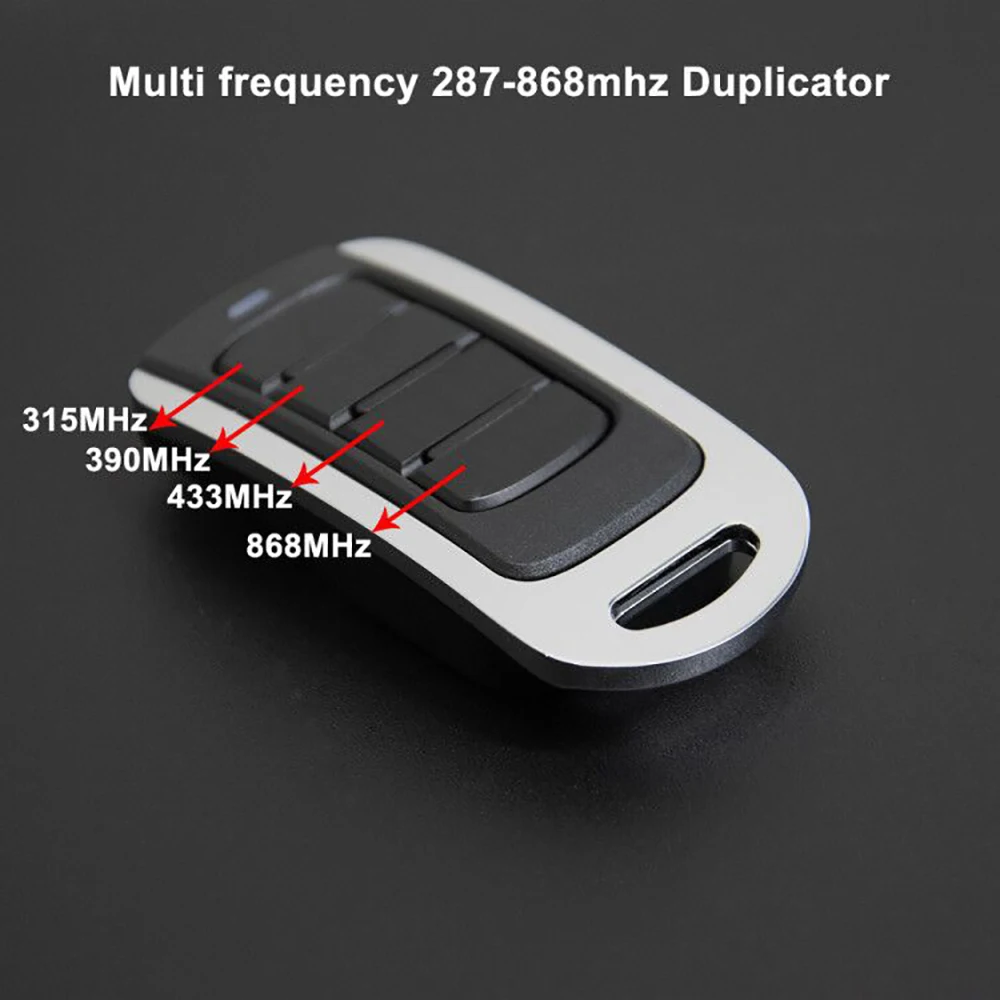 Remote Control for Garage Door Multi-frequency 287-868 MHz 433 MHz Gate Opener For Rolling Code Remotes Copy
Remote Control for Garage Door Multi-frequency 287-868 MHz 433 MHz Gate Opener For Rolling Code Remotes Copy