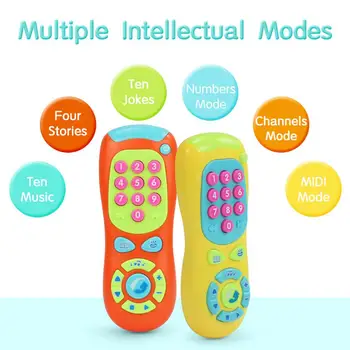 Multifunction Simulation TV Remote Control Music Stories Kids Educational Toy Super light and easy grasp perfect gift Christmas
Multifunction Simulation TV Remote Control Music Stories Kids Educational Toy Super light and easy grasp perfect gift Christmas