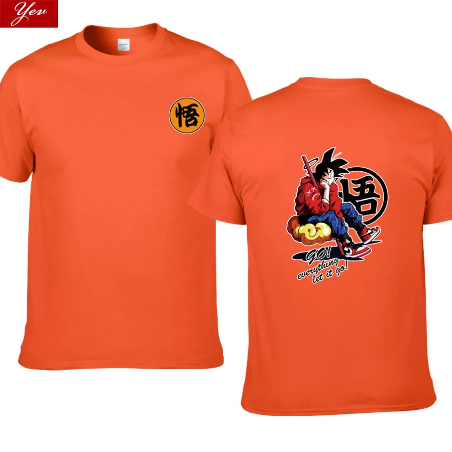 Dragon Ball Z Goku cotton T-shirt men son goku summer Tshirt men Cartoon Anime Vegeta Harajuku clothing multi color T shirt men
Dragon Ball Z Goku cotton T-shirt men son goku summer Tshirt men Cartoon Anime Vegeta Harajuku clothing multi color T shirt men
