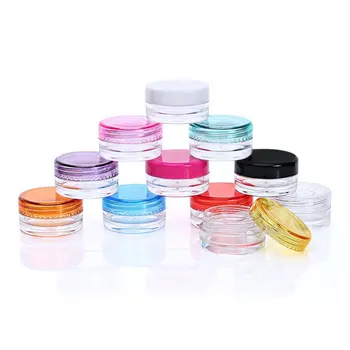 Empty 5 Grams Plastic Clear Round Jar with Black Lid Refillable Cosmetic Containers for Lotion Cream Makeup Jewelry Samples
Empty 5 Grams Plastic Clear Round Jar with Black Lid Refillable Cosmetic Containers for Lotion Cream Makeup Jewelry Samples