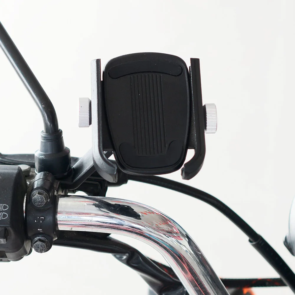 Universal Motorcycle Phone Holder Mirror Mount Aluminum Alloy Phone Stand 360 Degrees Rotation Mount For Width 5.9-8.7CM Phone
Universal Motorcycle Phone Holder Mirror Mount Aluminum Alloy Phone Stand 360 Degrees Rotation Mount For Width 5.9-8.7CM Phone
