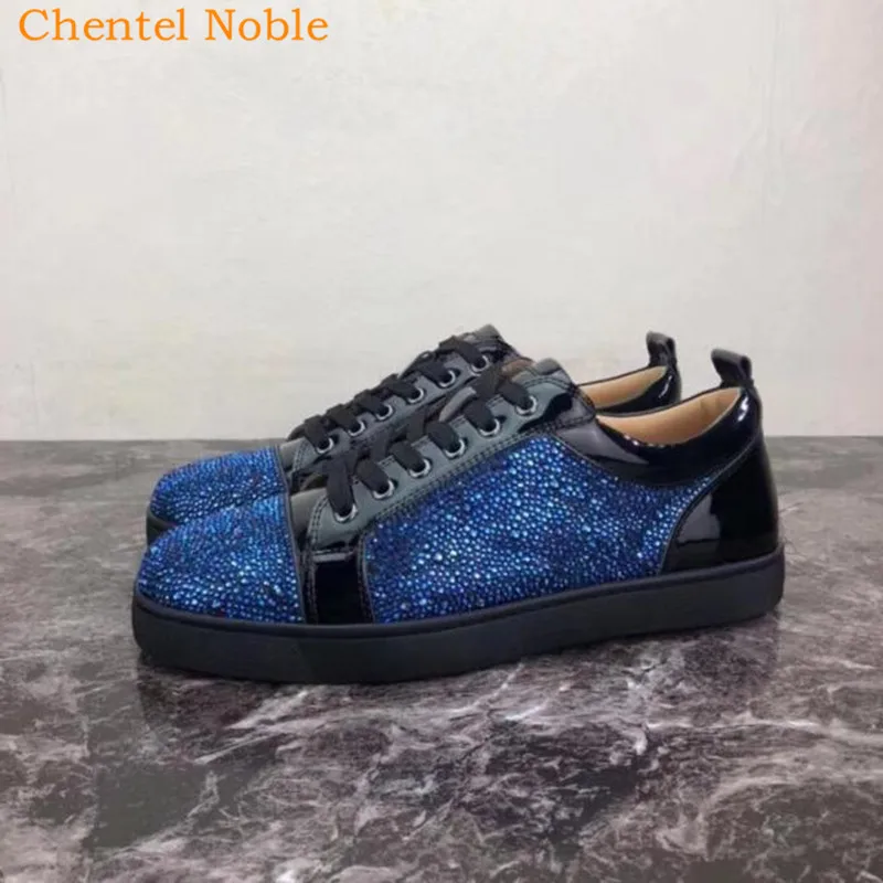 Brand Chentel Noble Leather Bling Bling Crystal Men Casual Shoes Party Shoes Men Flats Lace-Up Sneakers Zapatos De Hombre 
Brand Chentel Noble Leather Bling Bling Crystal Men Casual Shoes Party Shoes Men Flats Lace-Up Sneakers Zapatos De Hombre