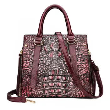 Luxury Women Handbags Alligator PU Leather Ladies Shoulder Bags Large Capacity Female Casual Tote Business Trip Messenger Bag
Luxury Women Handbags Alligator PU Leather Ladies Shoulder Bags Large Capacity Female Casual Tote Business Trip Messenger Bag