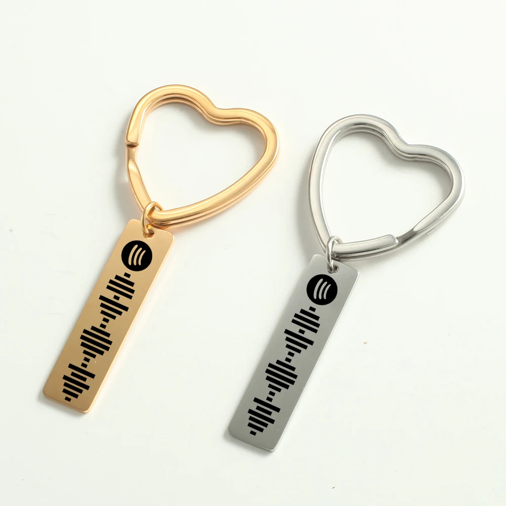 Personalized Music Spotify Scan Code Keychain pendant For Women Men Stainless Steel Keyring Custom Laser Engrave Spotify Code 
Personalized Music Spotify Scan Code Keychain pendant For Women Men Stainless Steel Keyring Custom Laser Engrave Spotify Code