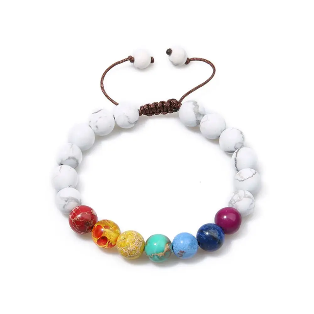 7 Chakra Round Beads Natural Stone Bracelet For Women Men Healing Balance Therapy Yoga Jewelry Chakra Prayer Adjustable
7 Chakra Round Beads Natural Stone Bracelet For Women Men Healing Balance Therapy Yoga Jewelry Chakra Prayer Adjustable