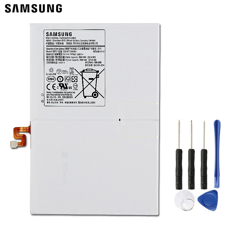 Samsung Original Replacement Battery EB-BT725ABU For Samsung Galaxy Tab S5e T720 T725C Authentic Phone Battery 7040mAh
Samsung Original Replacement Battery EB-BT725ABU For Samsung Galaxy Tab S5e T720 T725C Authentic Phone Battery 7040mAh