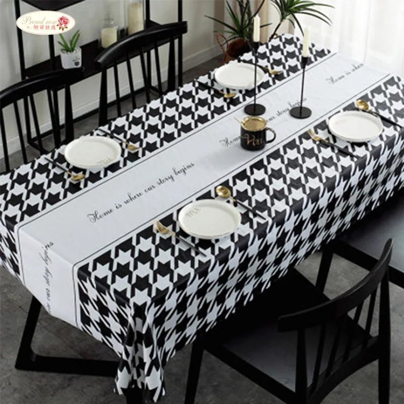 Proud Rose Northern European-Style Waterproof Tablecloths Wash-Free Heat Resistant Rectangular Pvc Table cloth Table Covers
Proud Rose Northern European-Style Waterproof Tablecloths Wash-Free Heat Resistant Rectangular Pvc Table cloth Table Covers